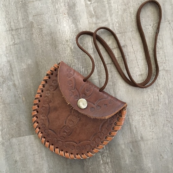 handmade leather pouch